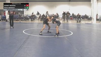 80 lbs Quarterfinal - Johnny Messina, NJ vs Isaac Benedict, IA