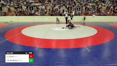 160 lbs Round Of 16 - Joey Scott, South Paulding Junior Spartans Wrestling Club vs Michael Washburn, Georgia