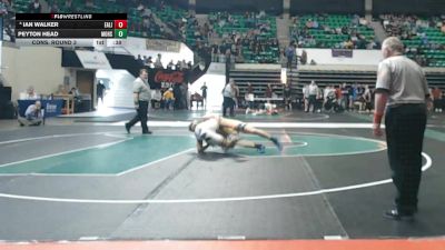 5A 165 lbs Cons. Round 3 - Ian Walker, East Limestone vs Peyton Head, Moody Hs