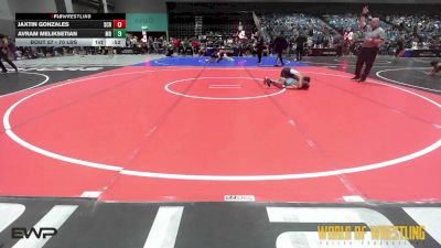 70 lbs Consi Of 8 #2 - Jaxtin Gonzales, Steel City Reloaded vs Avram Meliksetian, Mad Dawg Wrestling Club