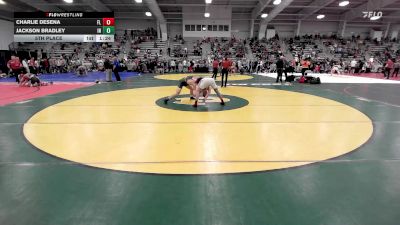 152 lbs 5th Place - Charlie Desena, FL vs Jackson Bradley, IN