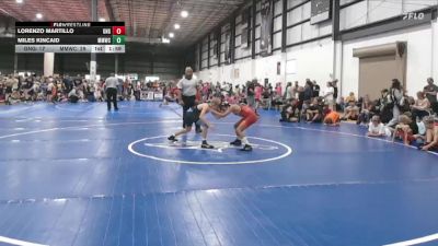 85 lbs Placement (4 Team) - Miles Kincaid, MIDLOTHIAN MINERS WRESTLING CLUB vs Lorenzo Martillo, GREAT NECK WRESTLING CLUB GOLD
