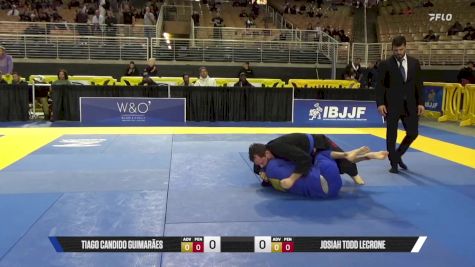 Josiah Todd Lecrone vs Tiago Candido Guimarães 2025 Pan Jiu Jitsu IBJJF Championship