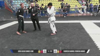 Fabrício Gabriel Ferreira Nunes vs João Lucas Gomes Leme 2026 CBJJE International BJJ Championships