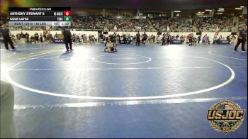 85 lbs Round Of 32 - Anthony Stewart II, Del City Little League Wrestling vs Cole Latta, Texas Elite Wrestling