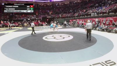 215 lbs Cons. Sub-quarters - Thomas Grimm, Garaway vs Eli Berner, Ayersville