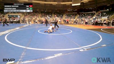 46 lbs Final - Rodrick Waitkus, Team Tulsa Wrestling Club vs Kashton Legg, Keystone Wrestling Club