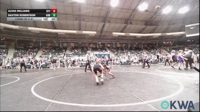 67 lbs Consi Of 8 #1 - Alivia Williams, Standfast vs Daxton Robertson, Gore Pirates Youth Wrestling