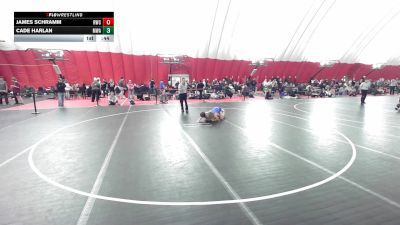 16U Boys - 113 lbs Cons. Round 3 - Cade Harlan, Moen Wrestling Academy vs James Schramm, Riverdale Wrestling Club