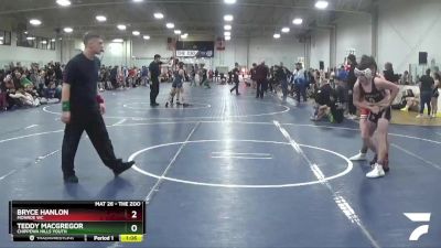 116 lbs Cons. Round 1 - Teddy MacGregor, Chippewa Hills Youth vs Bryce Hanlon, Monroe WC