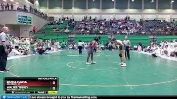 190 lbs 1st & 3rd (16 Team) - Daniel Hawes, Mill Creek vs Walter Tinney, West Forsyth