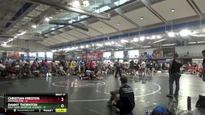 220 lbs Semis & 3rd Wb (16 Team) - Danny Thornton, Gulf Coast Grappling Academy vs Christian Preston, Assassins Pink