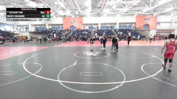 133 lbs Cons. Round 3 - Ricky Holmes, John Carroll vs Taylor Tan, Wesleyan (CT)