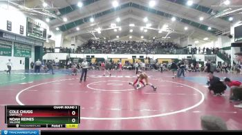 110 lbs Champ. Round 2 - Noah Reines, Vallivue vs Cole Chugg, Sawtooth