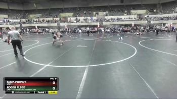 112 lbs Cons. Round 4 - Roger Flege, LAW - Lacrosse Area Wrestlers vs Koda Purney, LAW