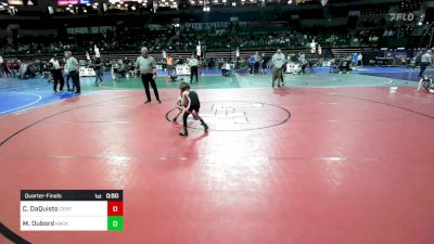 45 lbs Quarterfinal - Christian DaQuisto, Central Youth Wrestling vs Myles Dubord, Hackettstown