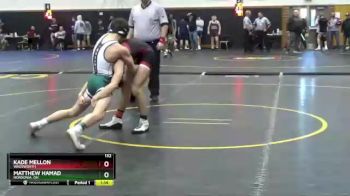 132 lbs Round 3 - Matthew Hamad, NORDONIA, OH vs Kade Mellon, Wadsworth