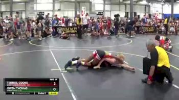 92 lbs Round 2 (6 Team) - Owen Thomas, Steel Valley vs Terriel Cooke, Backyard Brawlers