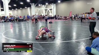 132 lbs Round 4 (6 Team) - Kaleb Evans, All In vs Zander Joltin, Ohio Titan Red