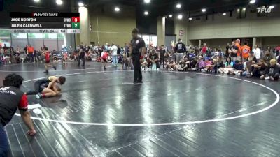 65 lbs Round 2 (6 Team) - Jace Norton, Gulf Coast WC vs Jalen Caldwell, The Factory Wrestling