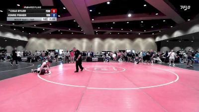 157 lbs Cons. Round 3 - Cole Byler, Pennsylvania vs Jonre Fisher, Virginia