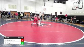 138 lbs Consi Of 8 #2 - Jordan Ramirez, Conard vs Christian Borges, Fairfield Prep