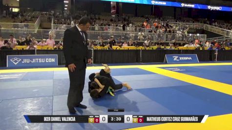 Matheus Cortez Cruz Guimarães vs Iker Daniel Valencia 2025 Pan Kids Jiu-Jitsu IBJJF Championship