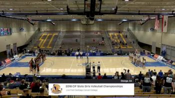 Los Altos vs Village Christian - 2018 Girls California State Volleyball Championships