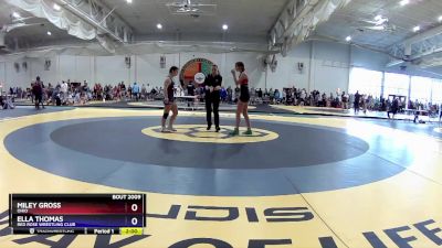 106 lbs Round 2 - Miley Gross, Ohio vs Ella Thomas, Red Rose Wrestling Club