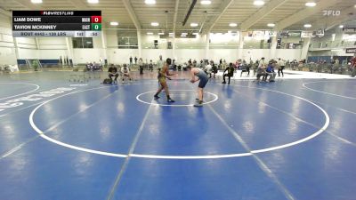138 lbs Consolation - Liam Dowe, Maine Hammahs vs Tavion McKinney, East Hartford