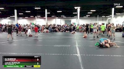 68 lbs Semis (4 Team) - Lucas Huntley, Mat Warriors vs AJ Guercio, Bitetto Trained