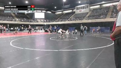 118 lbs 5th Place - James Dwyer, Lumberton Township vs Chase Wilhelm, West Pittston