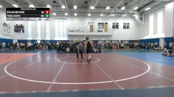 132 lbs Champ. Round 1 - Dylan Meyers, Ridgefield vs Teag Saito, Christian Brothers Academy