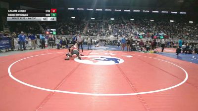4A-150 lbs Cons. Round 2 - Calvin Green, Star Valley vs Beck Swecker, Thunder Basin High School