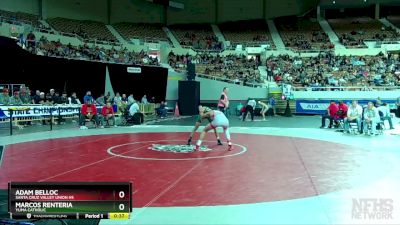 D4-106 lbs 3rd Place Match - Marcos Renteria, Yuma Catholic vs Adam Belloc, Santa Cruz Valley Union Hs