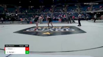 113 lbs Cons. Round 3 - Charles Benigni, Lake Zurich vs Jacob Gibson, Erie