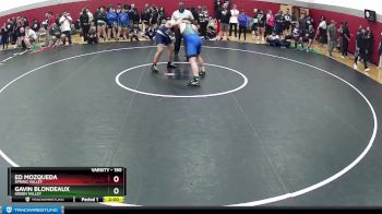 190 lbs Quarterfinal - Gavin Blondeaux, Green Valley vs Ed Mozqueda, Spring Valley