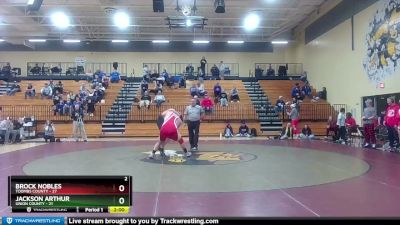 285 lbs Semis & 3rd Wb (16 Team) - Brock Nobles, Toombs County vs Jackson Arthur, Union County