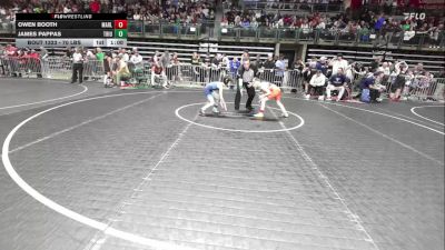 70 lbs Round Of 32 - Owen Booth, Marlton vs James Pappas, Triumph Trained