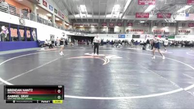 125 lbs Cons. Round 2 - Brendan Nantz, William Penn (Iowa) vs Gabriel Gray, Wayland Baptist (Texas)