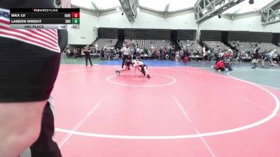 119-I lbs 3rd Place - Max Lu, Haverford Wrestling Club vs Landon Wright, Seagull Wrestling Club