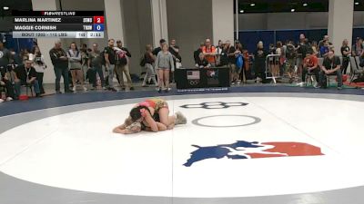 115 lbs Cons. Rd Of 16 - Marlina Martinez, Salem Elite Mat Club vs Maggie Cornish, Tesoro High School Wrestling