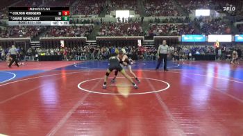 109 lbs Champ. Round 1 - David Gonzalez, Scrap Yard Garage vs Colton Rodgers, Eastside United