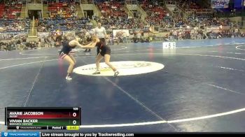 105 lbs Cons. Round 2 - Vivian Backer, Bismarck Century vs Avarie Jacobson, Rugby