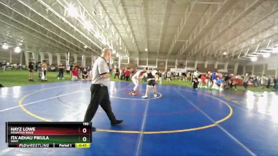 190 lbs Cons. Round 2 - Ita`aehau Pikula, West vs Hayz Lowe, Mountain Ridge