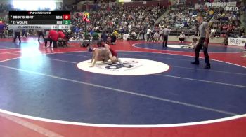 4A 126 lbs Quarterfinal - Cody Short, Mena vs Tj Wolfe, BERRYVILLE HIGH SCHOOL