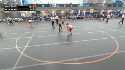 120 lbs Cons. Round 3 - Jacob Rhodes, Wrestling University vs Costa Tuttle, Unattached