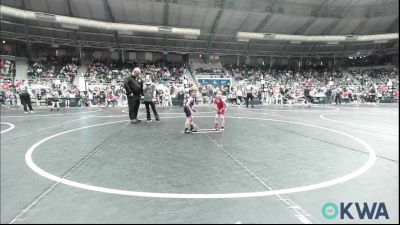 37 lbs Consolation - Kobe Haderer, Redskins Wrestling Club vs Hank Shattuck, Harrah