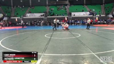 6A 190 lbs Cons. Round 5 - Nathaniel Ledbetter, Hazel Green HS vs CODY WOOD, Gardendale Hs