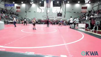 46 lbs Semifinal - Trenten Harris, Pin-King All Stars vs Logan Rosiere, Keystone Kids Wrestling Club